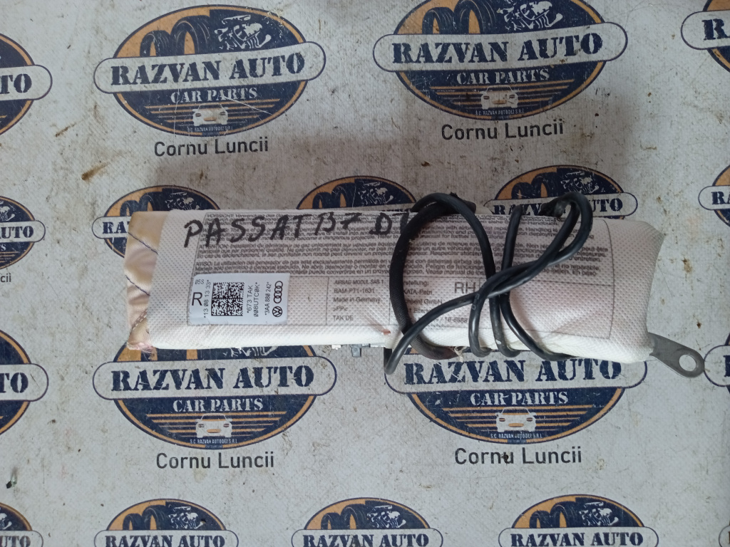 Airbag scaun dreapta fata Volkswagen Passat B7 2011, 3AA880242