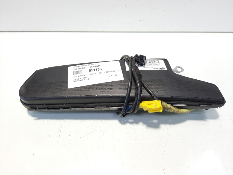 Airbag scaun stanga fata, cod 5K4880241, Vw Golf 6 (5K1) (id:551135)