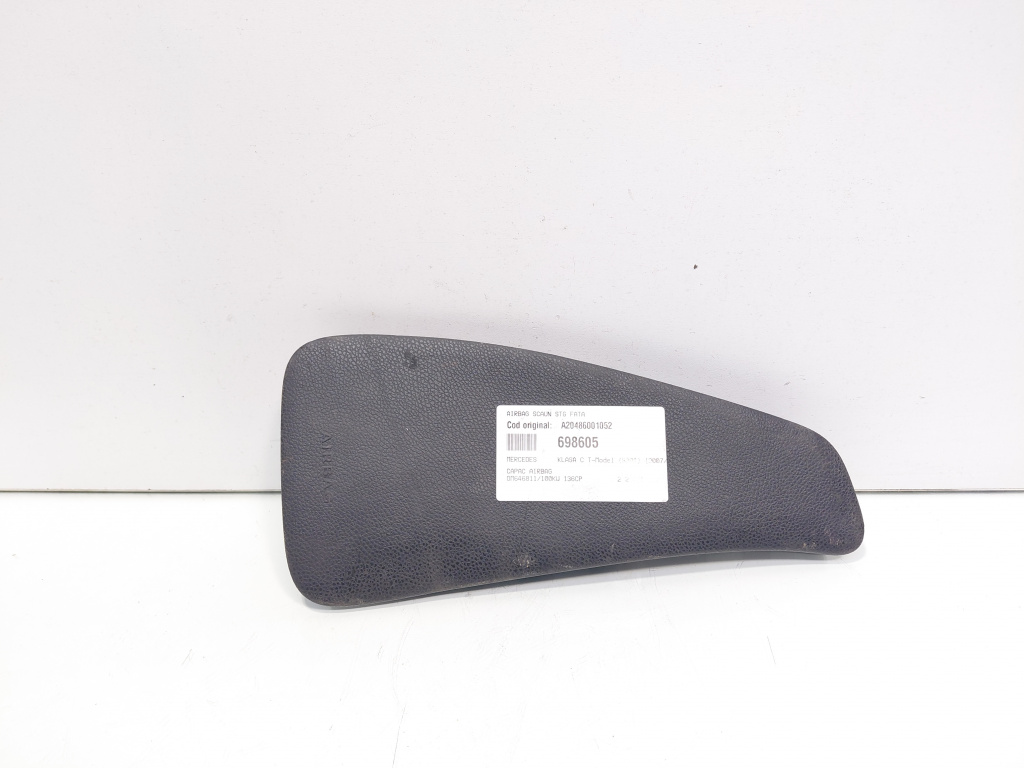 Airbag scaun stanga fata, cod A20486001052, Mercedes Clasa C T-Model (S204) (id:698605)