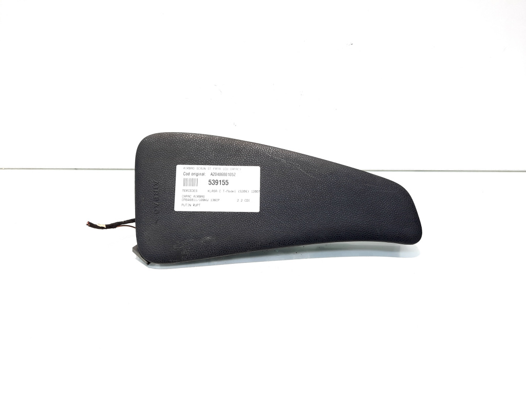 Airbag scaun stanga fata, cod A20486001052, Mercedes Clasa C T-Model (S204) (id:539155)