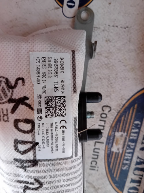 Airbag scaun stanga fata Skoda RAPID 2013, 34131458A