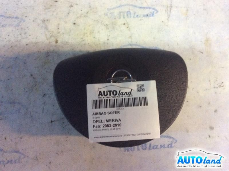 Airbag Sofer 93319474 3 Spite Opel MERIVA 2003-2010