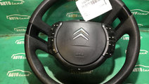 Airbag Sofer 96821843 +volan cu Comenzi Citroen C4...