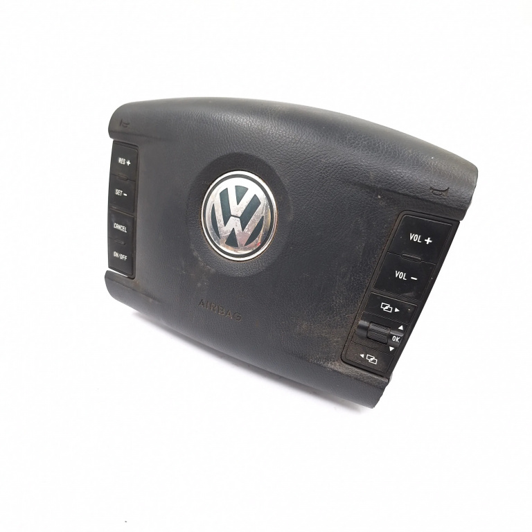 Airbag Sofer / Airbag Volan Vw Touareg (7L) 2002-2010 3.0 V6 Tdi Bks Motorina 7L6880201Eb, 7L6 880 201 Eb, 61503077G, 0010R063Bran, 3D0971582Aa, 1454036 Trw