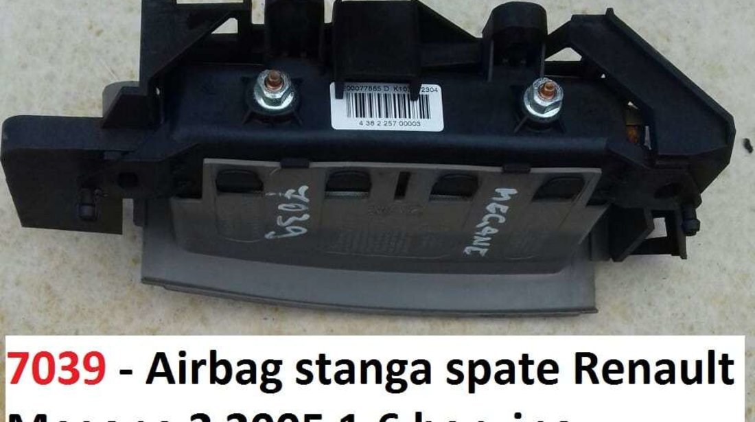 Airbag stanga spate Renault Megane 2