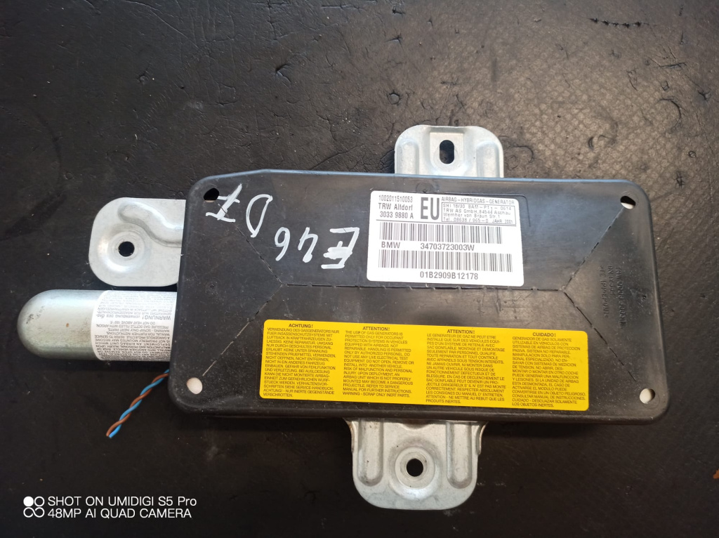 Airbag usa Bmw E46 320 - COD 30339880A