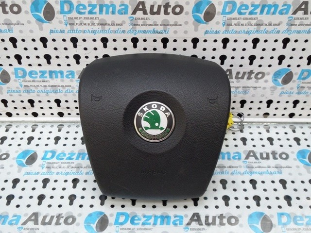 Airbag volan, 5J0880201D, Skoda Fabia, 1.2B (id:185004)
