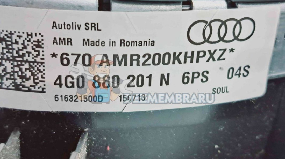 Airbag volan Audi A6 (4G2, C7) [Fabr 2012-2017] 4G0880201N