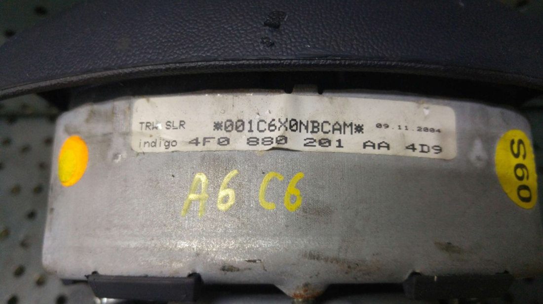 Airbag volan audi a6 c6 4f 4f0880201