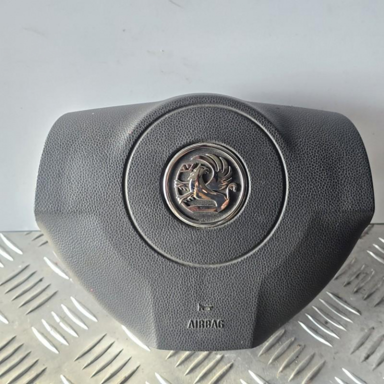 Airbag volan cu 2 mufe stema UK Opel Astra H facelift 2007-2010 13111345