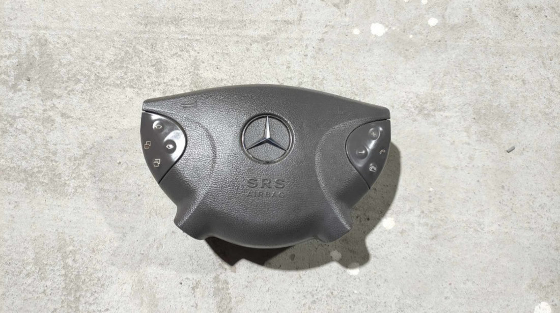 Airbag volan cu comenzi 61245240G Mercedes E-Class W211 an fab. 2002 - 2008