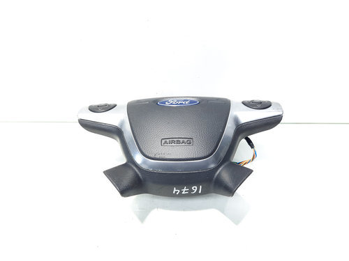 Airbag volan cu comenzi, cod AM51-R042B85-BEW, Ford Focus 3 Sedan (idi:555979)