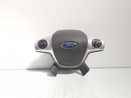 Airbag volan cu comenzi, cod EM51-R042B85-AA3ZHE, Ford Focus 3 (id:689106)