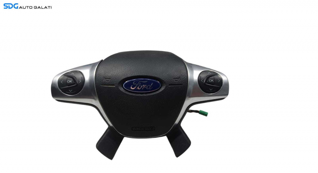 Airbag Volan Cu Comenzi Exfoliat Ford Focus 3 2010 - 2015 Cod AM51-R042885-BEN AM5T-14K147-AA AM5T-14K147-BA [L6188]