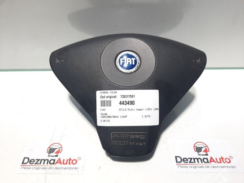 Airbag volan, Fiat Stilo Multi Wagon (192) [Fabr 2003-2008] 735317551 (id:443490)