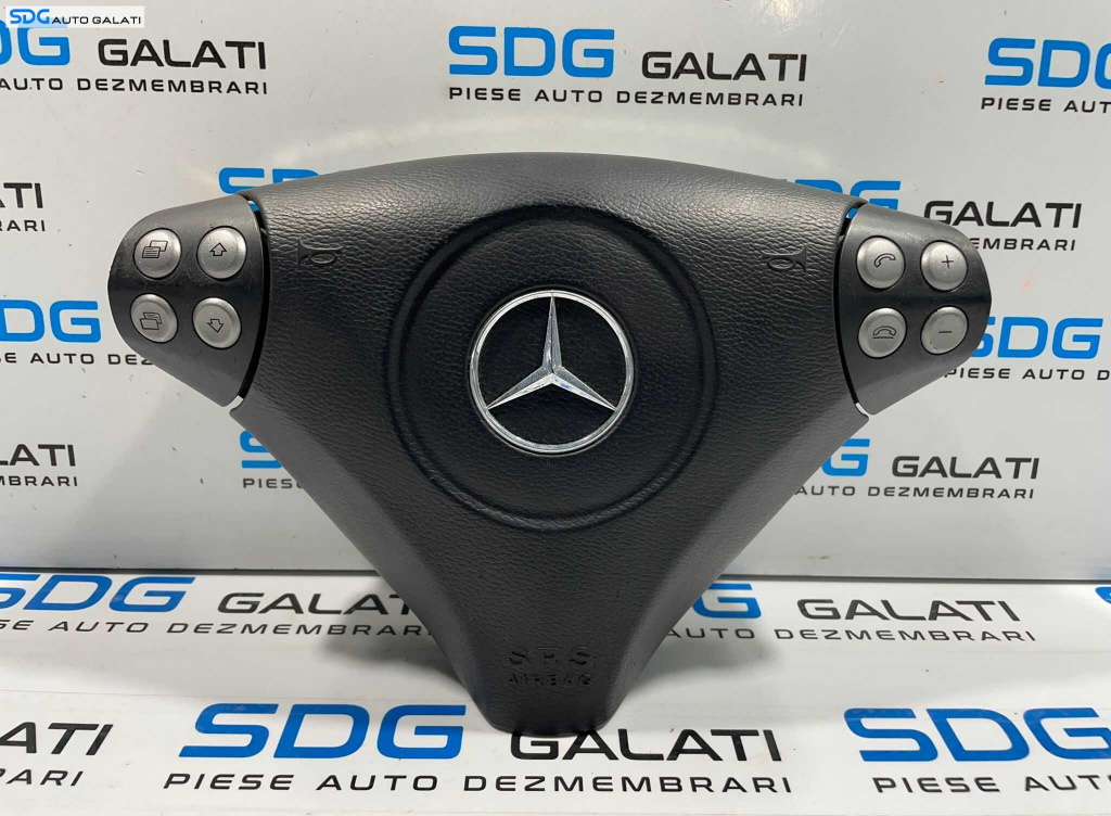 Airbag Volan in 3 Spite Mercedes Clasa C Class W203 2001 - 2007 Cod 17186001029 A17186001029 [L3982]