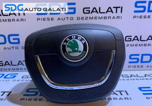 Airbag Volan Modelul cu Comenzi Skoda Superb 2 2008 - 2013 Cod 1Z0880201AK