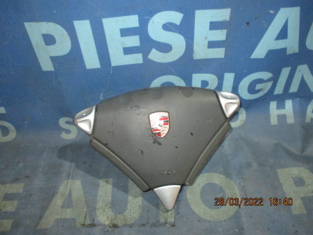Airbag volan Porsche Cayenne 2004; 7L5880201FD (vopsea sarita)
