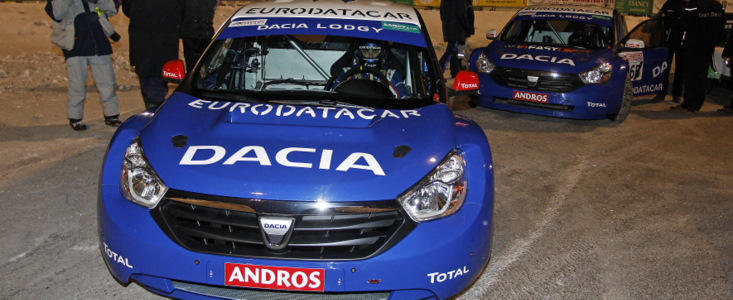 Alain Prost si Dacia Lodgy 'Glace' incununati de succes la Trofeul Andros!