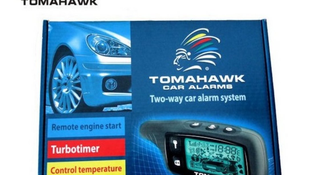 ALARMA AUTO CU PAGER TOMAHAWK TW 9010 SISTEM DE SECURITATE CU PORNIRE MOTOR MONTAJ AUTORIZAT IN TOATA TARA LA CEL MAI BUN PRET