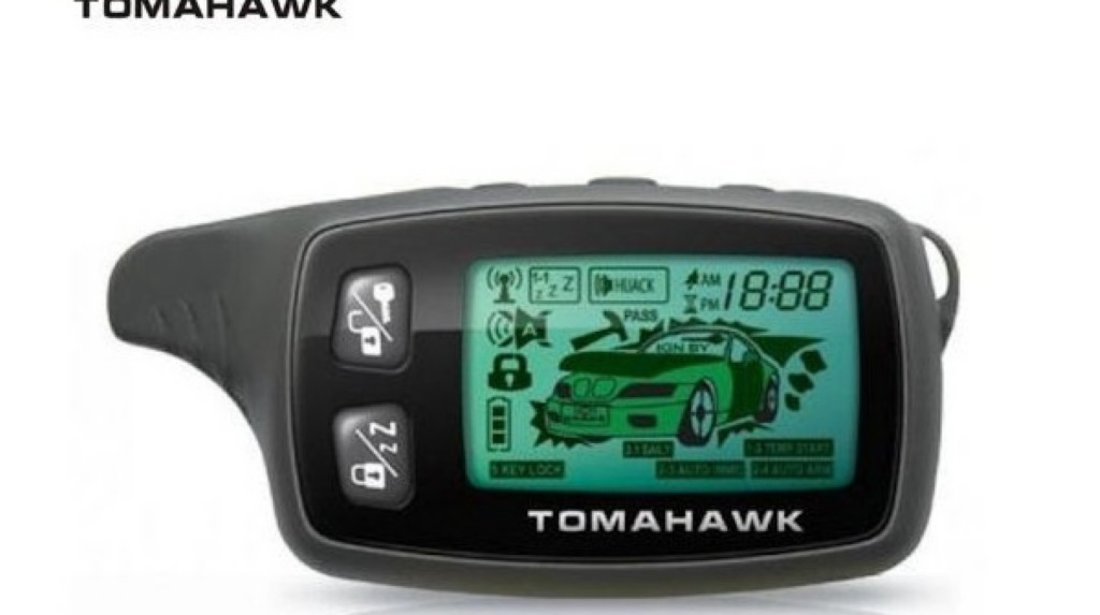 ALARMA AUTO CU PAGER TOMAHAWK TW 9010 SISTEM DE SECURITATE CU PORNIRE MOTOR MONTAJ AUTORIZAT IN TOATA TARA LA CEL MAI BUN PRET