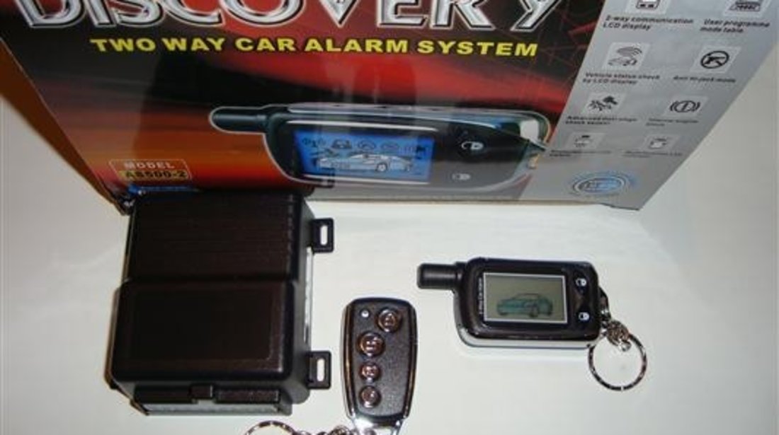 Alarma auto Discovery AS 500 cu pager