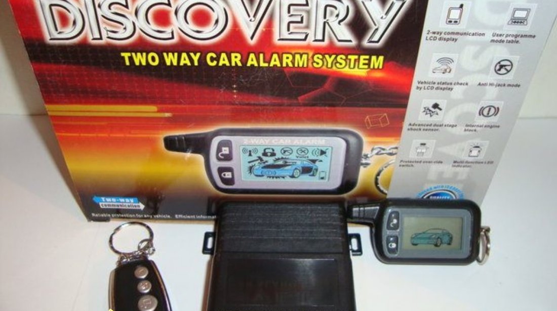 ALARMA CU PAGER DISCOVERY AS500 2 - SISTEM DE SECURITATE MONTAJ AUTORIZAT IN TOATA TARA LA CEL MAI BUN PRET !