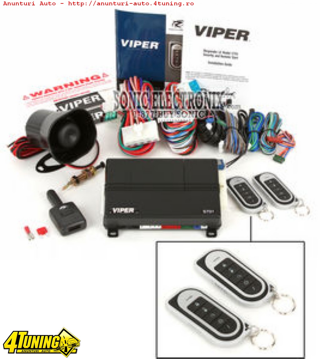 ALARMA VIPER 5701 RESPONDER LE SUPER PRET PORNIRE MOTOR 899