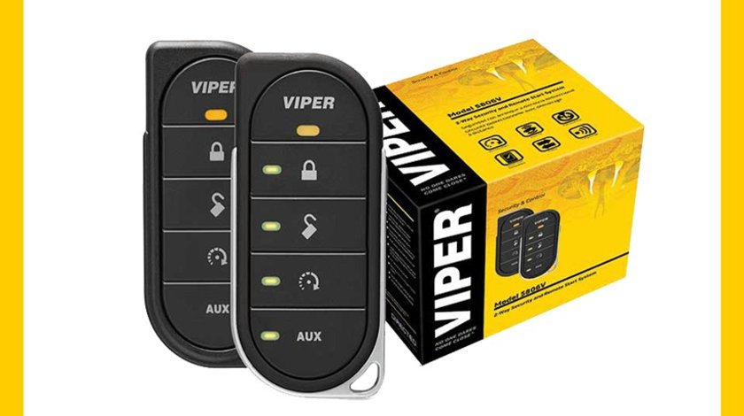 Alarma VIPER 5806V - Sistem de securitate cu pornirea motorului din telecomanda bidirectionala