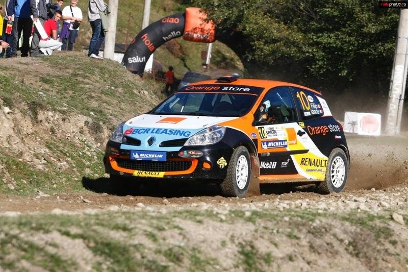 Alex Filip face show pe Santa, la Sibiu Santa Rally Show 2012