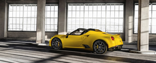 Alfa Romeo 4C Spider debuteaza la Salonul Auto de la Detroit 2015