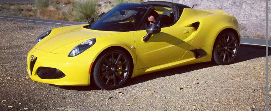 Alfa Romeo 4C Spider se anunta cea mai sexy decapotabila din 2015