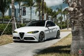 Alfa Romeo Giulia cu jante Vossen