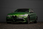 Alfa Romeo Giulia Quadrifoglio pe verde