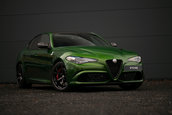 Alfa Romeo Giulia Quadrifoglio pe verde