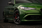 Alfa Romeo Giulia Quadrifoglio pe verde