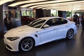 Alfa Romeo Giulia QV in alb