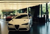 Alfa Romeo Giulia QV in alb