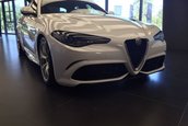 Alfa Romeo Giulia QV in alb