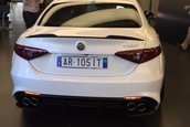 Alfa Romeo Giulia QV in alb