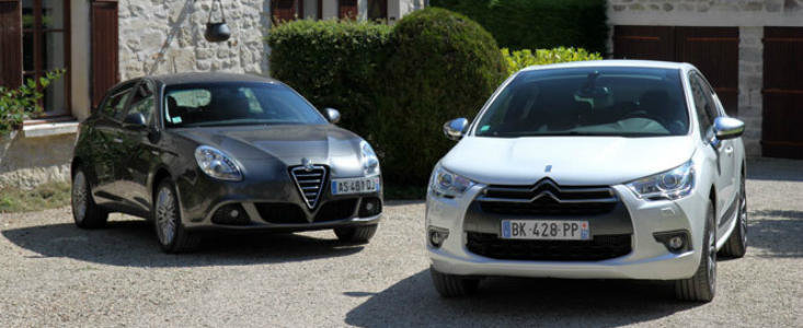 Alfa Romeo Giulietta versus Citroen DS4