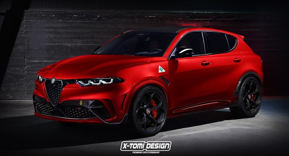 Alfa Romeo Tonale Quadrifoglio - Ipoteza de design