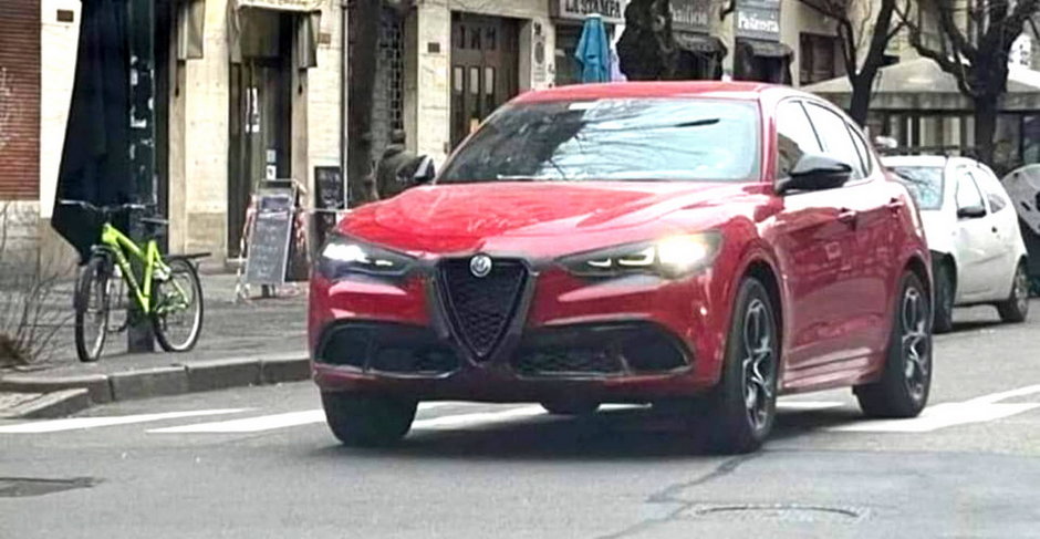 Alfa Stelvio Facelift - Prima poza spion