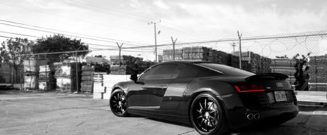 All black everything: Audi R8 & HRE 593R