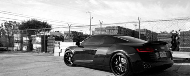 All black everything: Audi R8 & HRE 593R