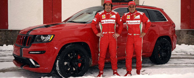 Alonso si Massa renunta la Ferrari pentru un Jeep Grand Cherokee