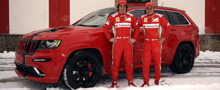 Alonso si Massa renunta la Ferrari pentru un Jeep Grand Cherokee Alonso si Massa renunta la Ferrari pentru un Jeep Grand Cherokee
