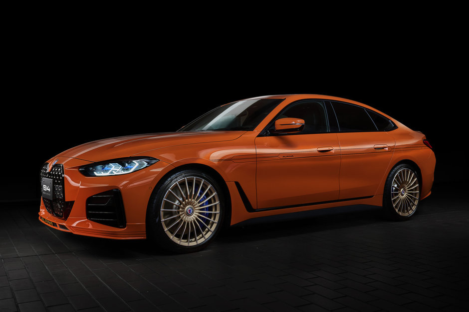 Alpina B4 Gran Coupe in Fire Orange