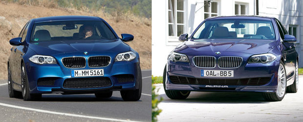 Alpina B5 Bi-Turbo versus BMW M5 - Tuning sau Stock?