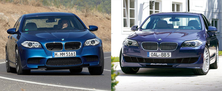 Alpina B5 Bi-Turbo versus BMW M5 - Tuning sau Stock?